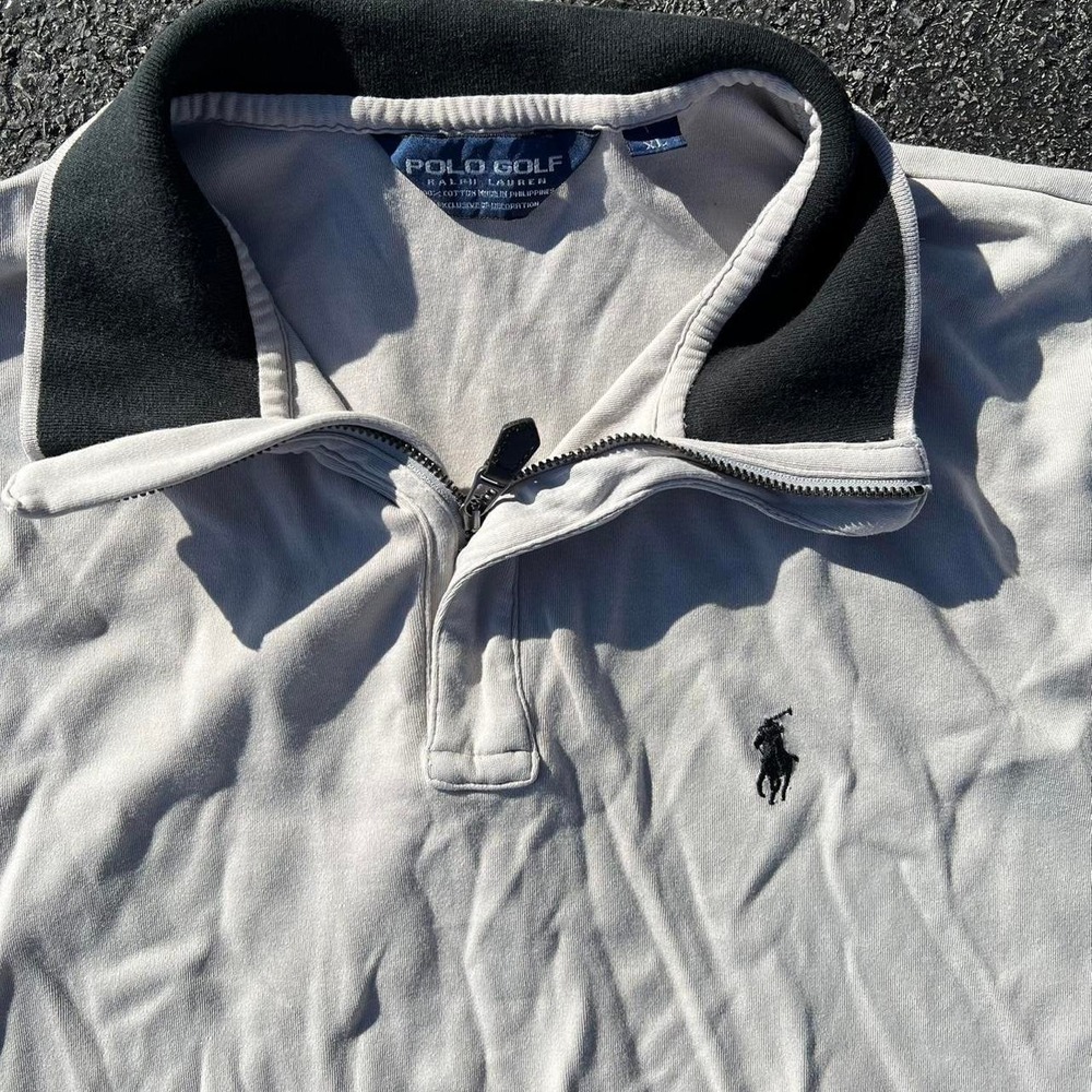 Polo Ralph Lauren quarter Zipup Sweater size XL